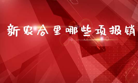 新农合里哪些项报销_https://wap.lcjysmgs.com_金融交易_第1张