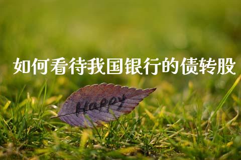 如何看待我国银行的债转股_https://wap.lcjysmgs.com_原油期货_第1张