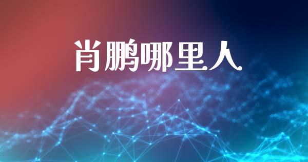 肖鹏哪里人_https://wap.lcjysmgs.com_原油期货_第1张