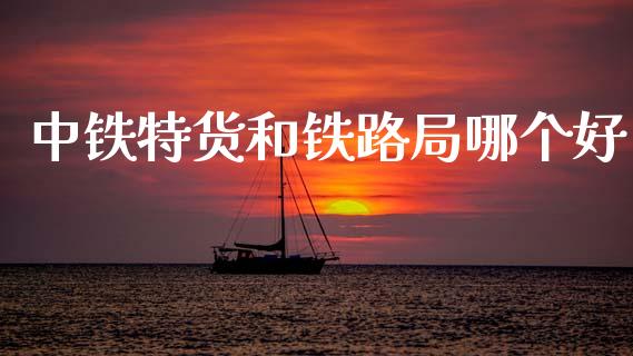 中铁特货和铁路局哪个好_https://wap.lcjysmgs.com_原油期货_第1张