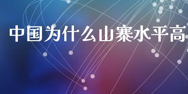 中国为什么山寨水平高_https://wap.lcjysmgs.com_债券基金_第1张