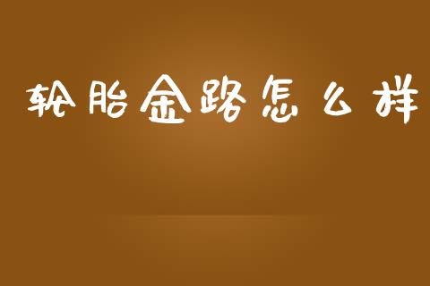 轮胎金路怎么样_https://wap.lcjysmgs.com_金融交易_第1张