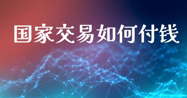 国家交易如何付钱_https://wap.lcjysmgs.com_金融交易_第1张