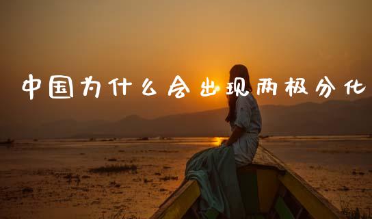 中国为什么会出现两极分化_https://wap.lcjysmgs.com_原油期货_第1张
