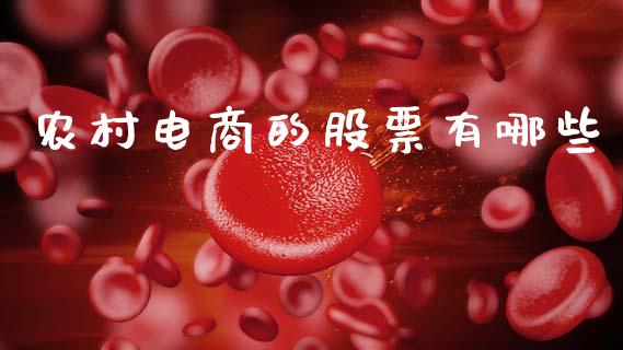 农村电商的股票有哪些_https://wap.lcjysmgs.com_元宇宙_第1张