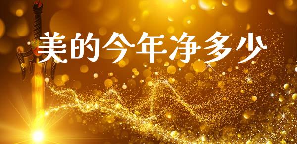 美的今年净多少_https://wap.lcjysmgs.com_金融交易_第1张
