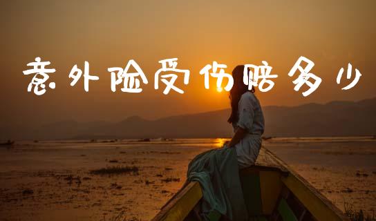 意外险受伤赔多少_https://wap.lcjysmgs.com_金融交易_第1张