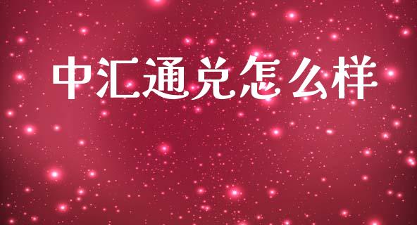 中汇通兑怎么样_https://wap.lcjysmgs.com_金融交易_第1张