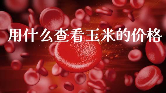 用什么查看玉米的价格_https://wap.lcjysmgs.com_原油期货_第1张
