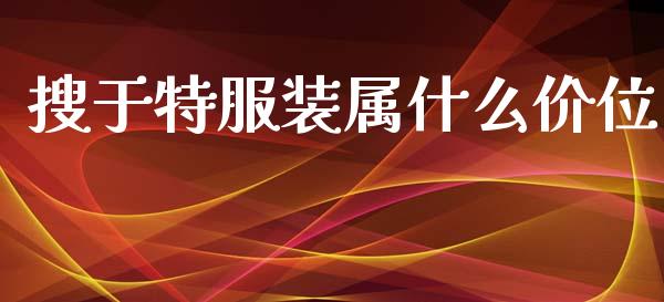 搜于特服装属什么价位_https://wap.lcjysmgs.com_元宇宙_第1张