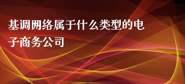 基调网络属于什么类型的电子商务公司_https://wap.lcjysmgs.com_元宇宙_第1张