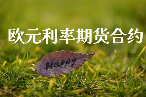 欧元利率期货合约_https://wap.lcjysmgs.com_债券基金_第1张