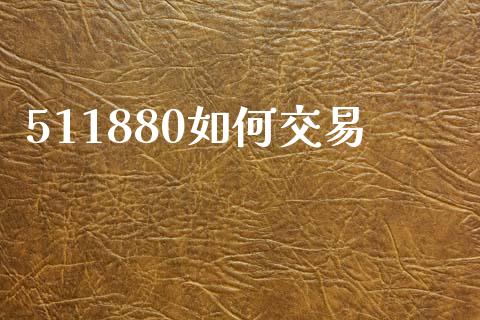 511880如何交易_https://wap.lcjysmgs.com_金融交易_第1张