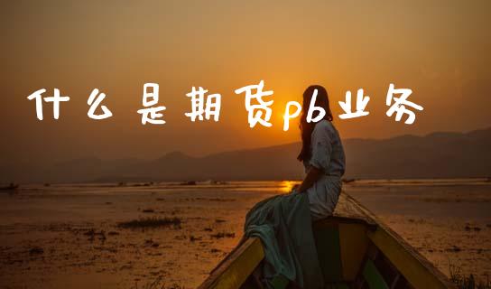 什么是期货pb业务_https://wap.lcjysmgs.com_原油期货_第1张