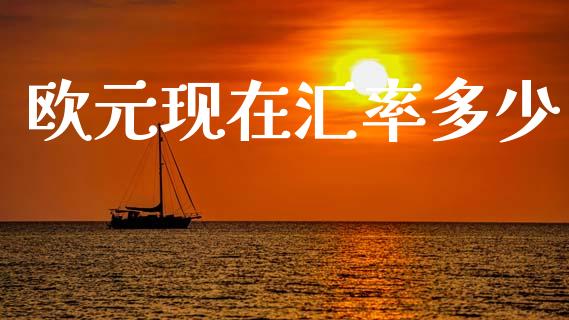 欧元现在汇率多少_https://wap.lcjysmgs.com_金融交易_第1张