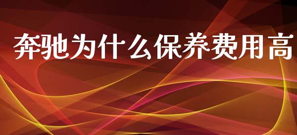 奔驰为什么保养费用高_https://wap.lcjysmgs.com_金融交易_第1张