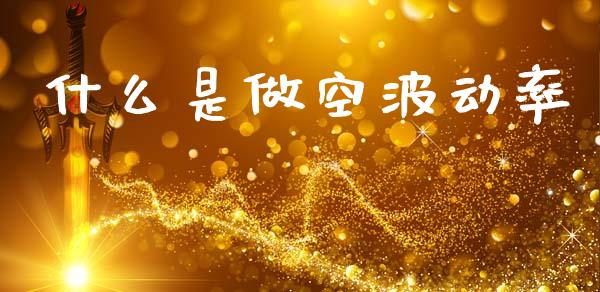 什么是做空波动率_https://wap.lcjysmgs.com_元宇宙_第1张