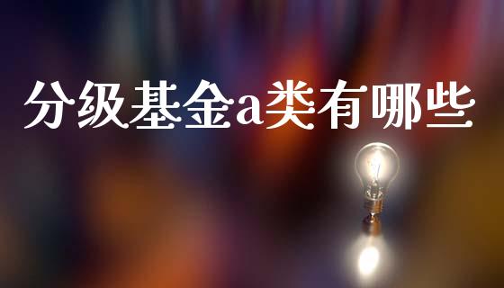 分级基金a类有哪些_https://wap.lcjysmgs.com_原油期货_第1张