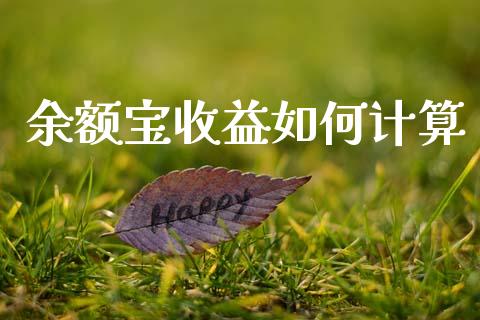 余额宝收益如何计算_https://wap.lcjysmgs.com_元宇宙_第1张