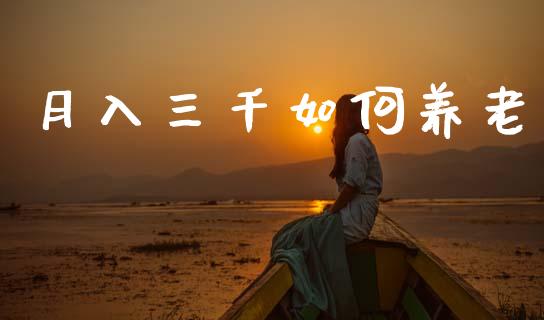月入三千如何养老_https://wap.lcjysmgs.com_元宇宙_第1张