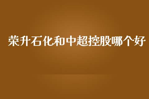 荣升石化和中超控股哪个好_https://wap.lcjysmgs.com_元宇宙_第1张