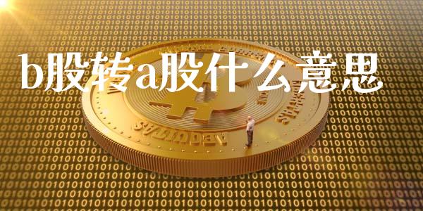 b股转a股什么意思_https://wap.lcjysmgs.com_金融交易_第1张