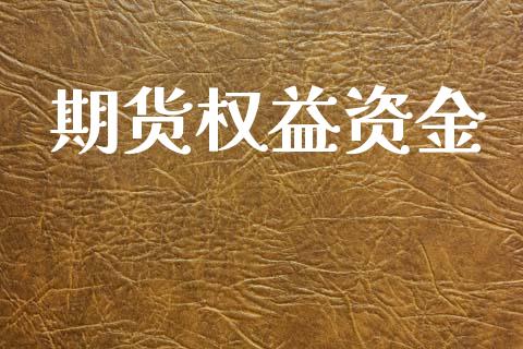 期货权益资金_https://wap.lcjysmgs.com_金融交易_第1张