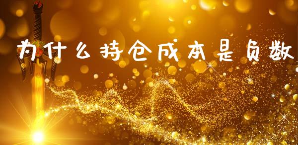 为什么持仓成本是负数_https://wap.lcjysmgs.com_元宇宙_第1张