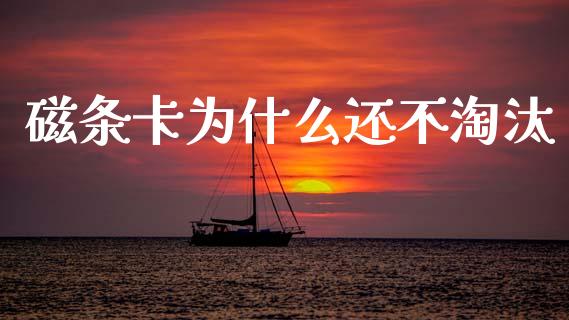 磁条卡为什么还不淘汰_https://wap.lcjysmgs.com_金融交易_第1张