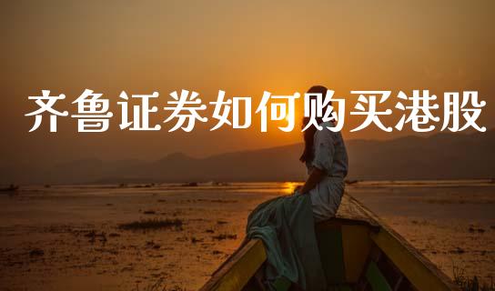齐鲁证券如何购买港股_https://wap.lcjysmgs.com_债券基金_第1张