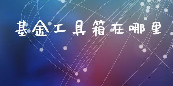基金工具箱在哪里_https://wap.lcjysmgs.com_元宇宙_第1张