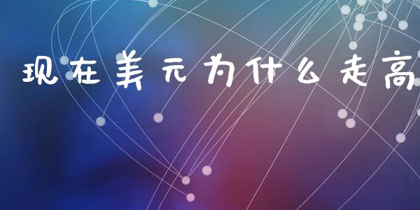 现在美元为什么走高_https://wap.lcjysmgs.com_元宇宙_第1张