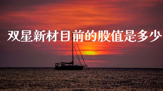 双星新材目前的股值是多少_https://wap.lcjysmgs.com_金融交易_第1张