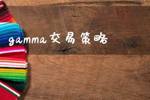 gamma交易策略_https://wap.lcjysmgs.com_金融交易_第1张