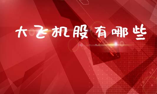 大飞机股有哪些_https://wap.lcjysmgs.com_债券基金_第1张