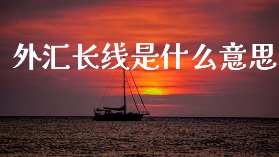 外汇长线是什么意思_https://wap.lcjysmgs.com_债券基金_第1张