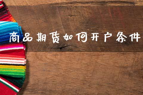 商品期货如何开户条件_https://wap.lcjysmgs.com_原油期货_第1张