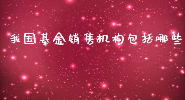 我国基金销售机构包括哪些_https://wap.lcjysmgs.com_原油期货_第1张