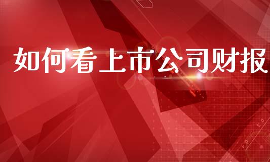如何看上市公司财报_https://wap.lcjysmgs.com_债券基金_第1张