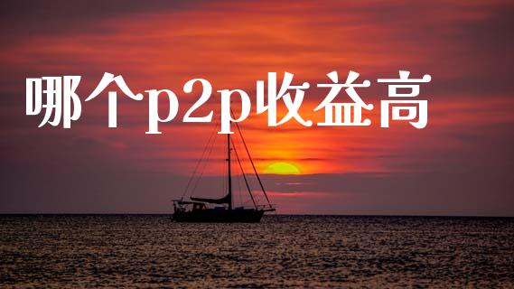 哪个p2p收益高_https://wap.lcjysmgs.com_元宇宙_第1张