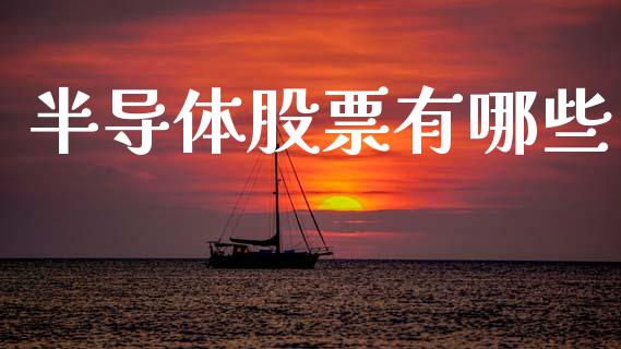 半导体股票有哪些_https://wap.lcjysmgs.com_债券基金_第1张