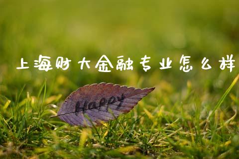 上海财大金融专业怎么样_https://wap.lcjysmgs.com_元宇宙_第1张