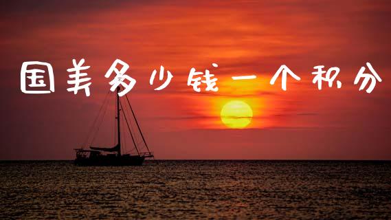 国美多少钱一个积分_https://wap.lcjysmgs.com_金融交易_第1张