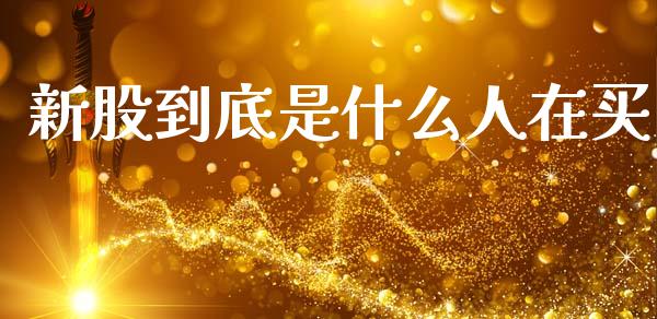 新股到底是什么人在买_https://wap.lcjysmgs.com_金融交易_第1张