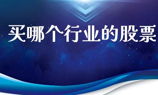 买哪个行业的股票_https://wap.lcjysmgs.com_债券基金_第1张