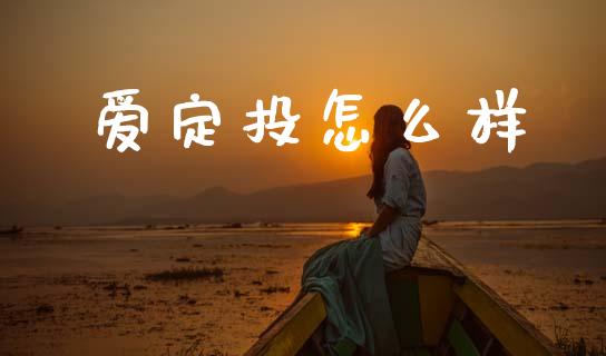 爱定投怎么样_https://wap.lcjysmgs.com_金融交易_第1张
