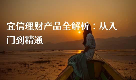 宜信理财产品全解析：从入门到精通_https://wap.lcjysmgs.com_金融交易_第1张