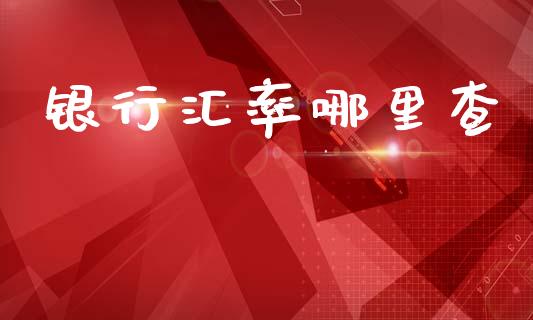 银行汇率哪里查_https://wap.lcjysmgs.com_元宇宙_第1张