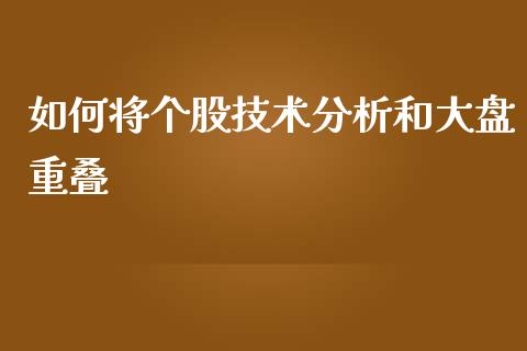 如何将个股技术分析和大盘重叠_https://wap.lcjysmgs.com_金融交易_第1张