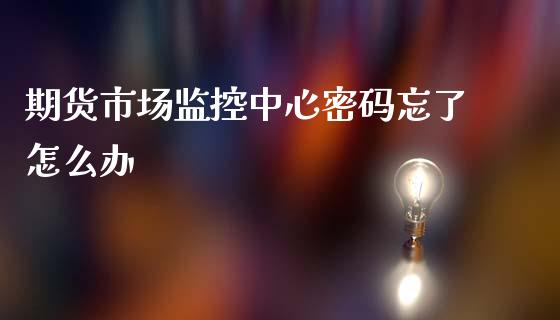 期货市场监控中心密码忘了怎么办_https://wap.lcjysmgs.com_债券基金_第1张